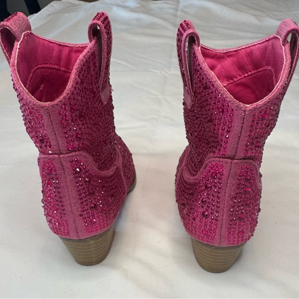 Link Kids Pink Rhinestone Boots - Picture 4 of 5
